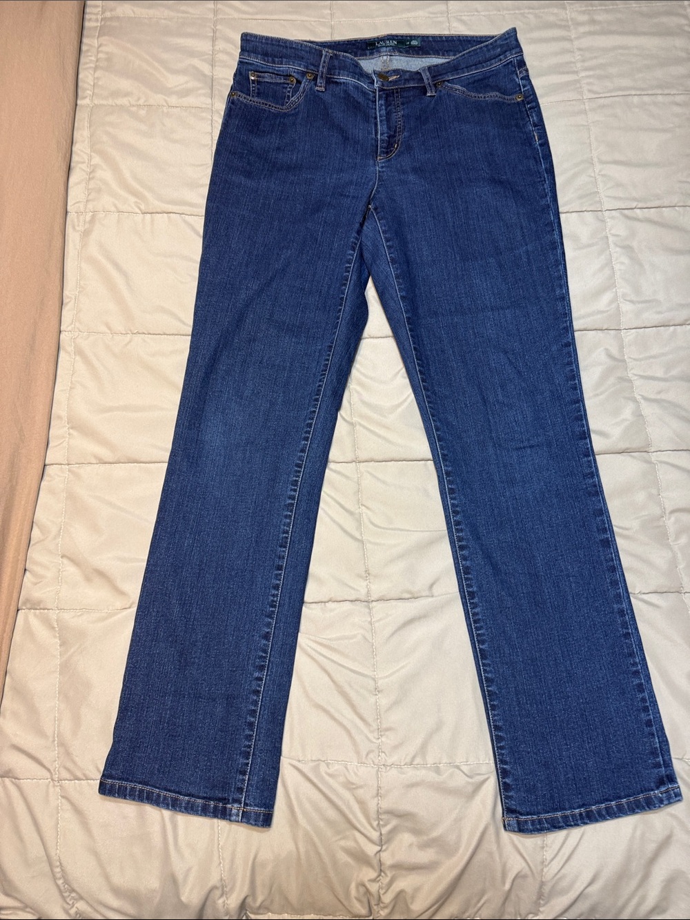Lauren Ralph Lauren Dark Blue Straight Leg Jeans